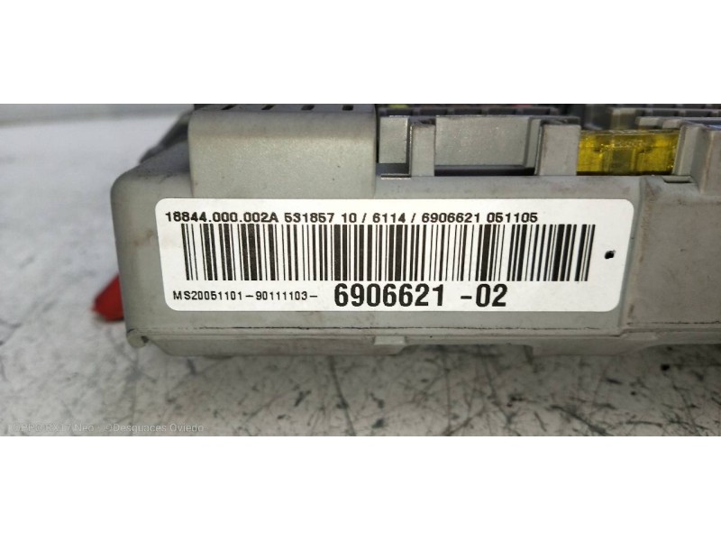 Recambio de caja reles / fusibles para bmw serie 3 berlina (e90) 320d referencia OEM IAM 690662102 MS20051101 