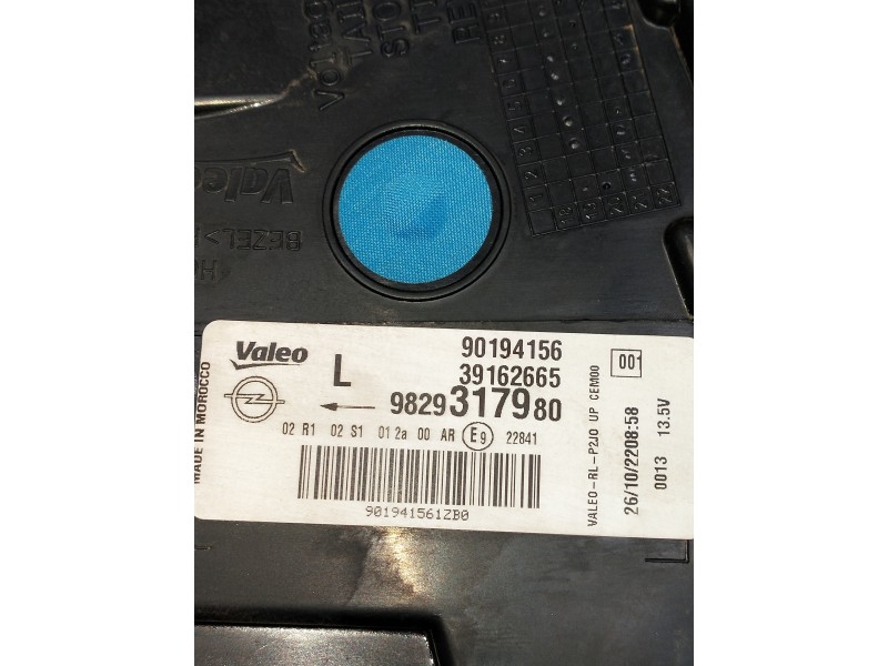 Recambio de piloto trasero izquierdo para opel corsa f referencia OEM IAM 90194156 39162665 9829317980