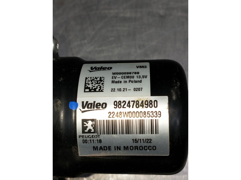 Recambio de motor limpia delantero para opel corsa f referencia OEM IAM 9824784980 2248W000085339 