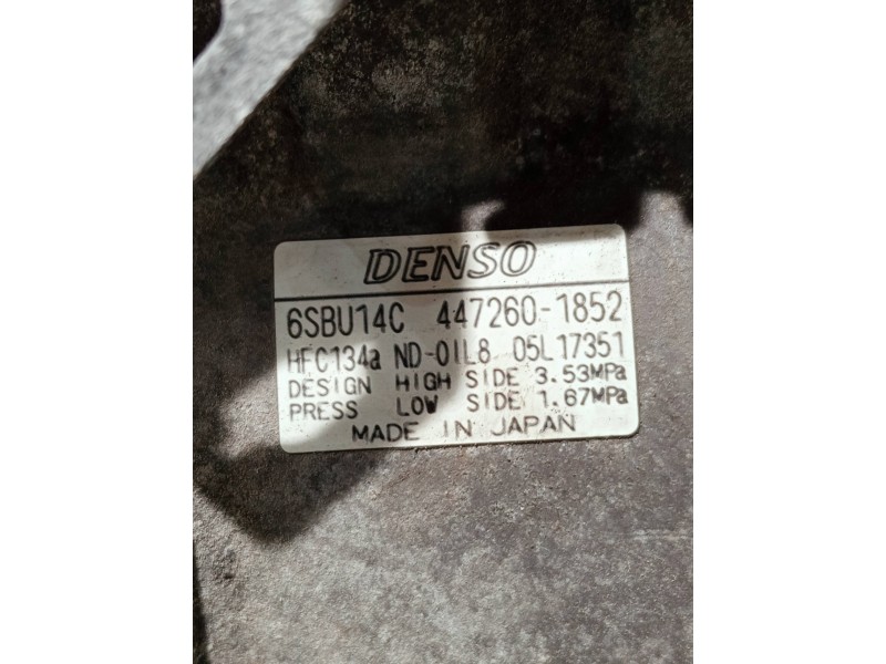 Recambio de compresor aire acondicionado para bmw serie 3 touring (e91) referencia OEM IAM 4472601852 6SBU14C 