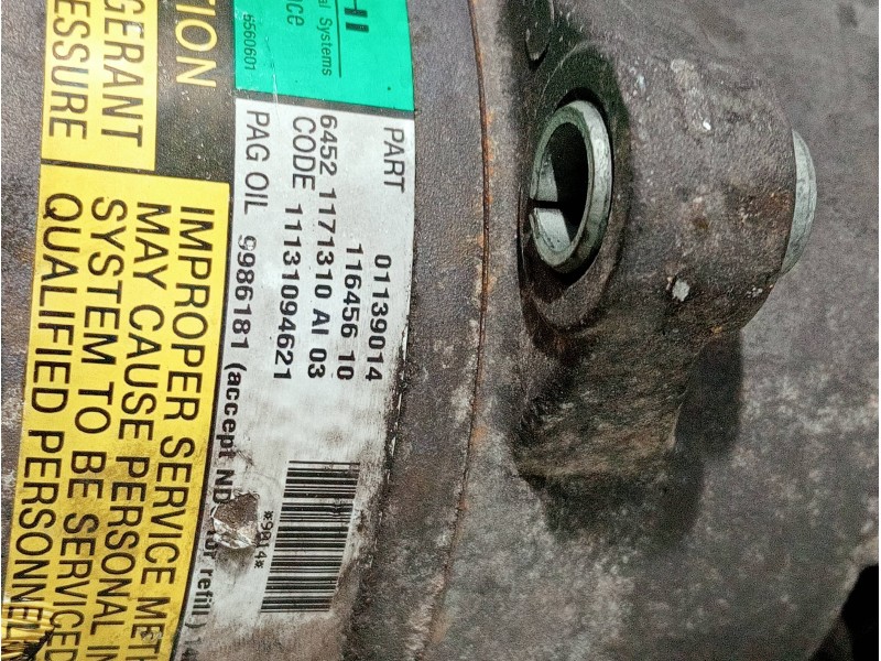 Recambio de compresor aire acondicionado para bmw mini (r50,r53) referencia OEM IAM 01139014 11645610 64521171310