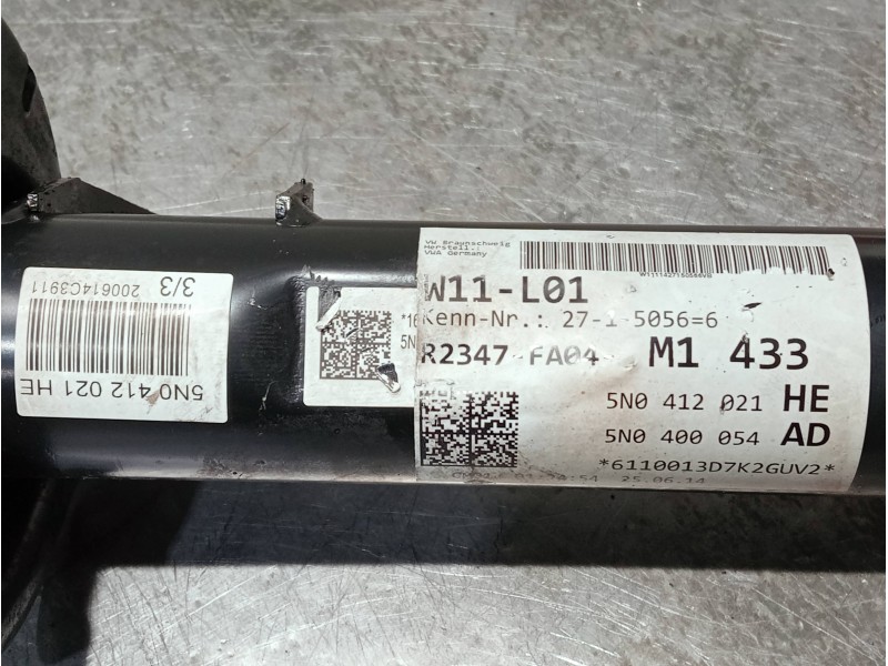 Recambio de amortiguador delantero derecho para volkswagen tiguan (5n2) referencia OEM IAM 5N0412021HE 5N0400054 