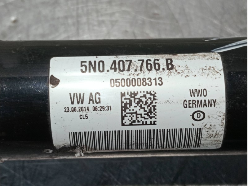 Recambio de transmision delantera derecha para volkswagen tiguan (5n2) referencia OEM IAM 5N0407766B  