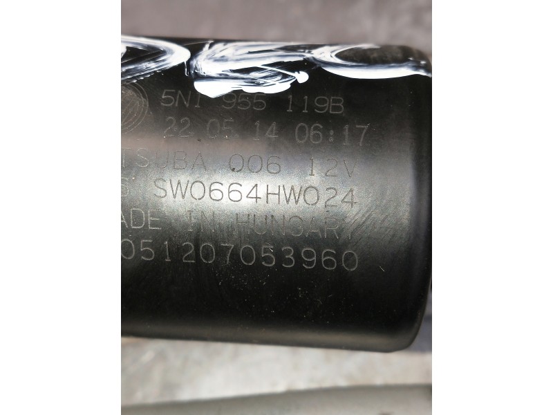 Recambio de motor limpia delantero para volkswagen tiguan (5n2) referencia OEM IAM 5N1955119B TN1955023D 