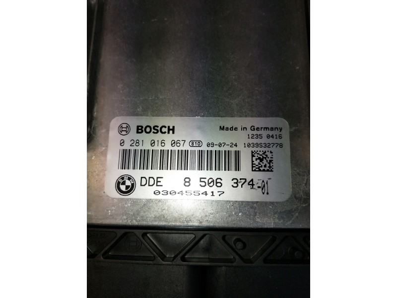 Recambio de centralita motor uce para bmw serie 3 touring (e91) referencia OEM IAM 0281016067 030455417 