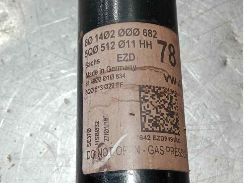 Recambio de amortiguador trasero derecho para seat leon sc (5f5) referencia OEM IAM 5Q0512011HH 5Q0513029FF 