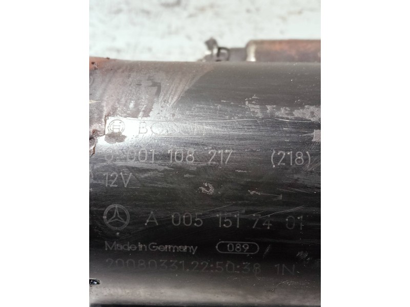 Recambio de motor arranque para mercedes clase b (w245) referencia OEM IAM A0051517401 0001108217 