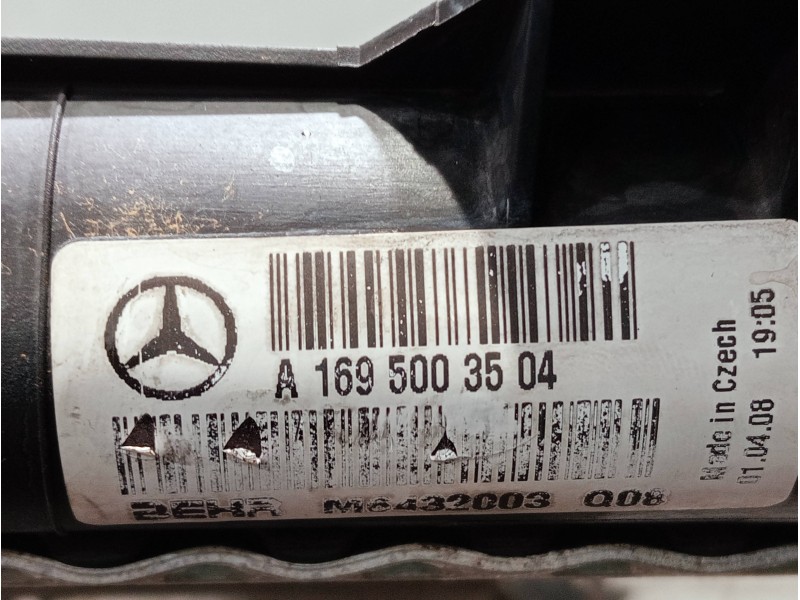 Recambio de radiador agua para mercedes clase b (w245) referencia OEM IAM A1695002003 A1695003504 
