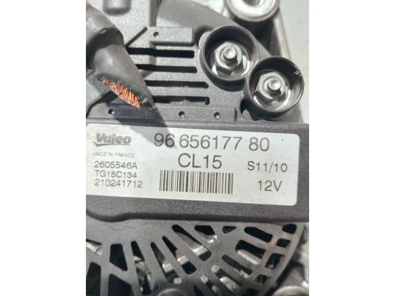 Recambio de alternador para peugeot 308 referencia OEM IAM 9665617780 2605546A TG15C134