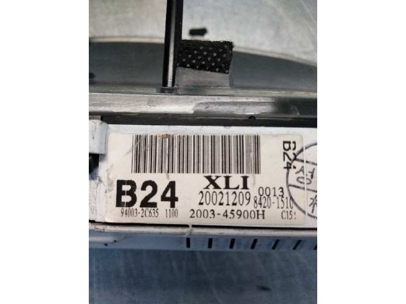 Recambio de cuadro instrumentos para hyundai coupe (gk) 2.0 cat referencia OEM IAM 940032C635 200345900H B24 XLI