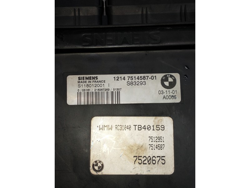 Recambio de centralita motor uce para bmw mini (r50,r53) referencia OEM IAM S118012001 1214751458701 S83293