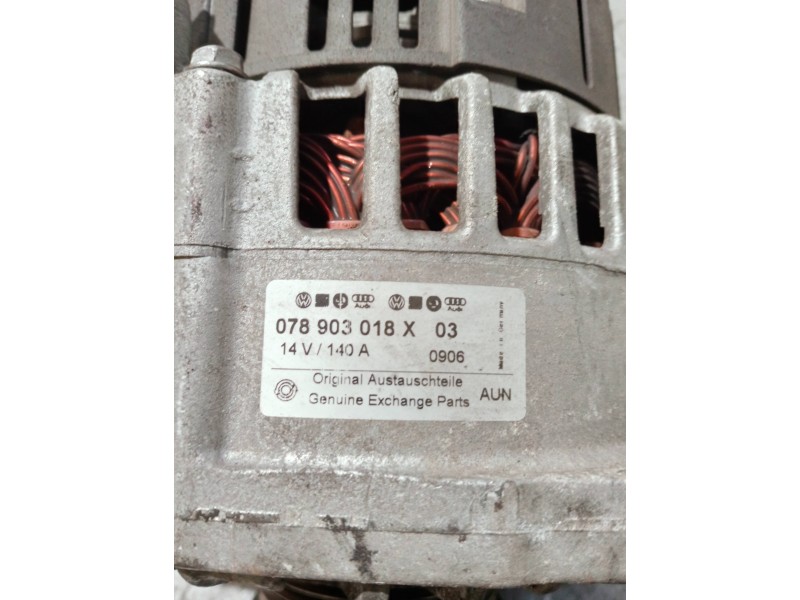 Recambio de alternador para audi a4 berlina (8e) referencia OEM IAM 078903018X  