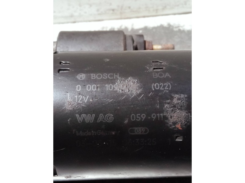 Recambio de motor arranque para audi a4 berlina (8e) referencia OEM IAM 059911023H 0001109022 