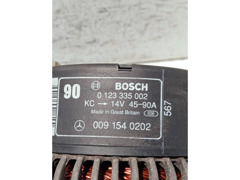 Recambio de alternador para mercedes clase c (w202) berlina referencia OEM IAM 0091540202 0123335002 