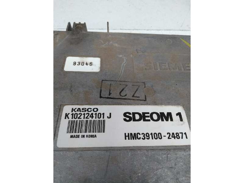 Recambio de centralita motor uce para hyundai pony (x2) 1.5 cat referencia OEM IAM K102124101J HMC3910024871 SDEOM1