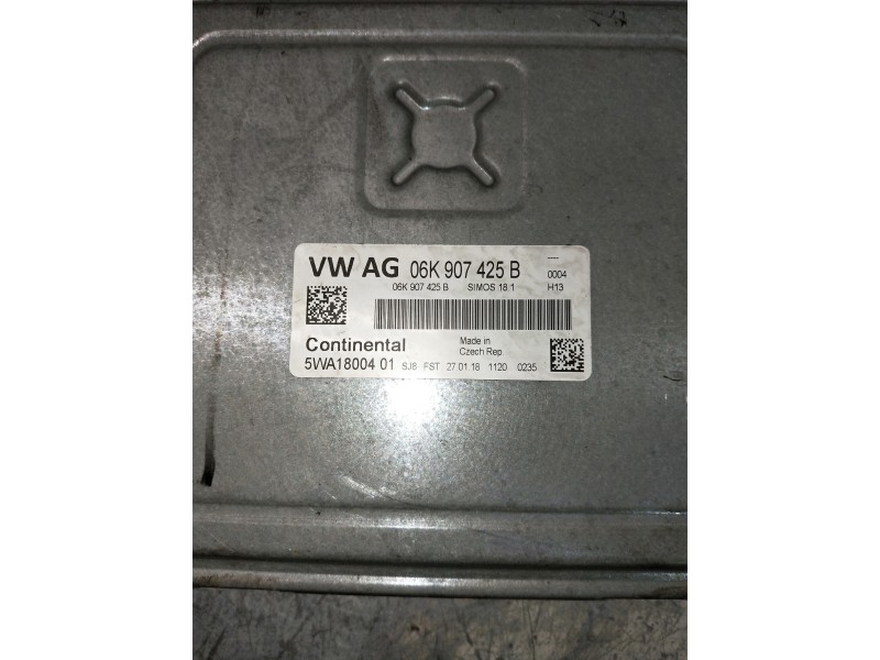 Recambio de centralita motor uce para seat leon sc (5f5) referencia OEM IAM 5WA1800401 06K907425B 