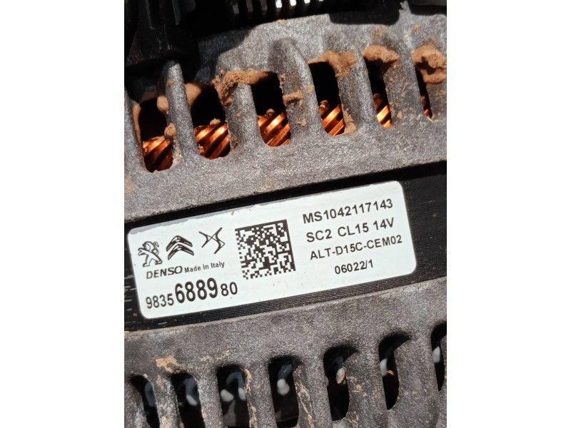 Recambio de alternador para citroen c4 lim. referencia OEM IAM 9835688980 MS1042117143 