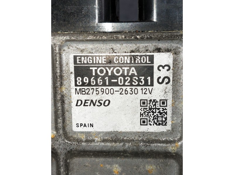 Recambio de centralita motor uce para toyota auris active referencia OEM IAM 8966102S31 MB2759002630 