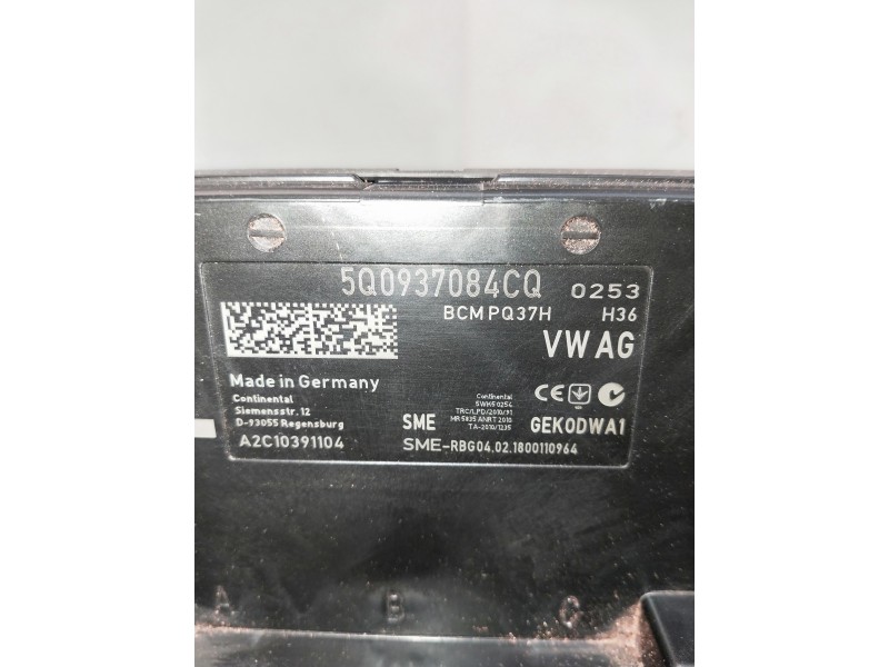Recambio de modulo electronico para seat leon sc (5f5) referencia OEM IAM 5Q0937084CQ A2C10391104 
