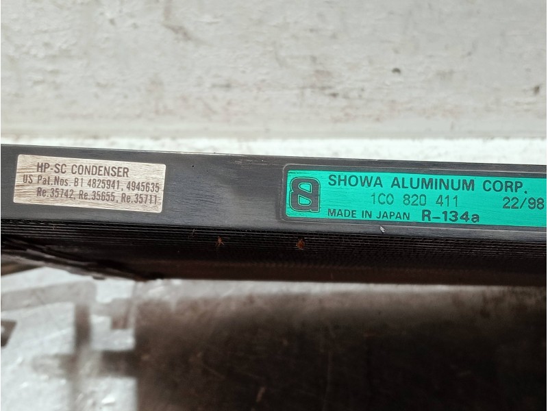 Recambio de condensador / radiador aire acondicionado para volkswagen new beetle (9c1/1c1) referencia OEM IAM 1C0820411 B1482594