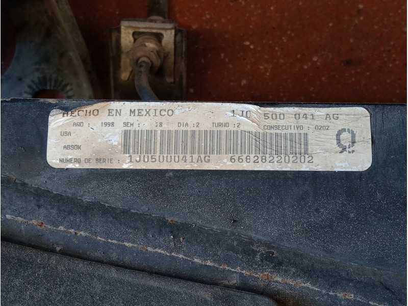 Recambio de puente trasero para volkswagen new beetle (9c1/1c1) referencia OEM IAM 1J0500041AG  DISCO / ABS