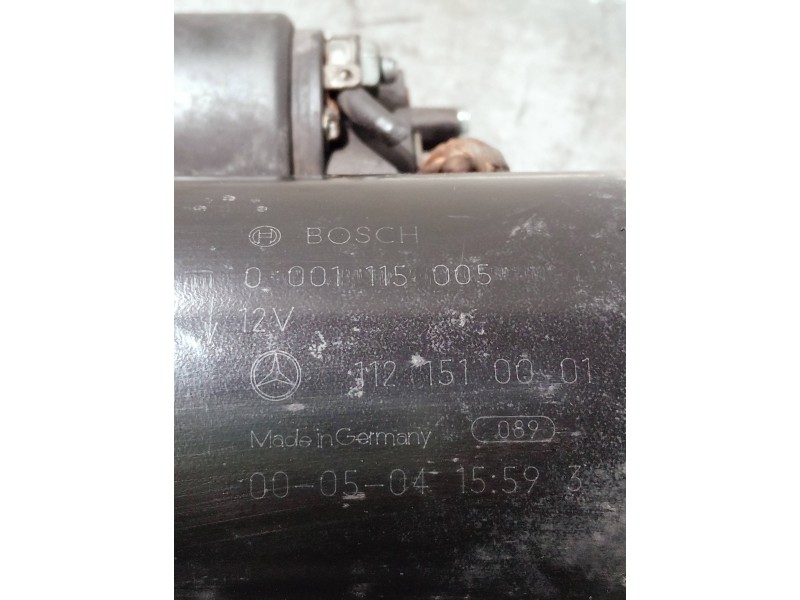 Recambio de motor arranque para mercedes clase e (w210) berlina referencia OEM IAM 1121510001 0001115005 