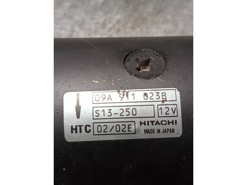 Recambio de motor arranque para audi a3 (8l) 1.9 tdi ambiente referencia OEM IAM 09A911023B S13250 