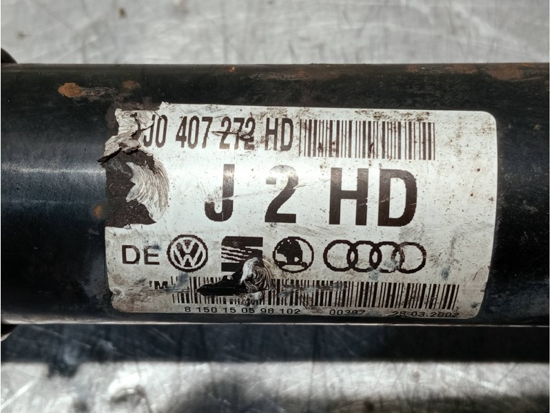 Recambio de transmision delantera derecha para audi a3 (8l) 1.9 tdi ambiente referencia OEM IAM 1J0407272  