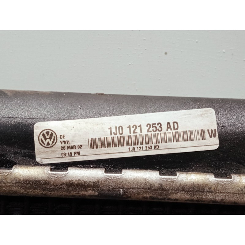 Recambio de radiador agua para audi a3 (8l) 1.9 tdi ambiente referencia OEM IAM 1J0121253AD  