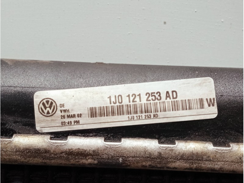 Recambio de radiador agua para audi a3 (8l) 1.9 tdi ambiente referencia OEM IAM 1J0121253AD  