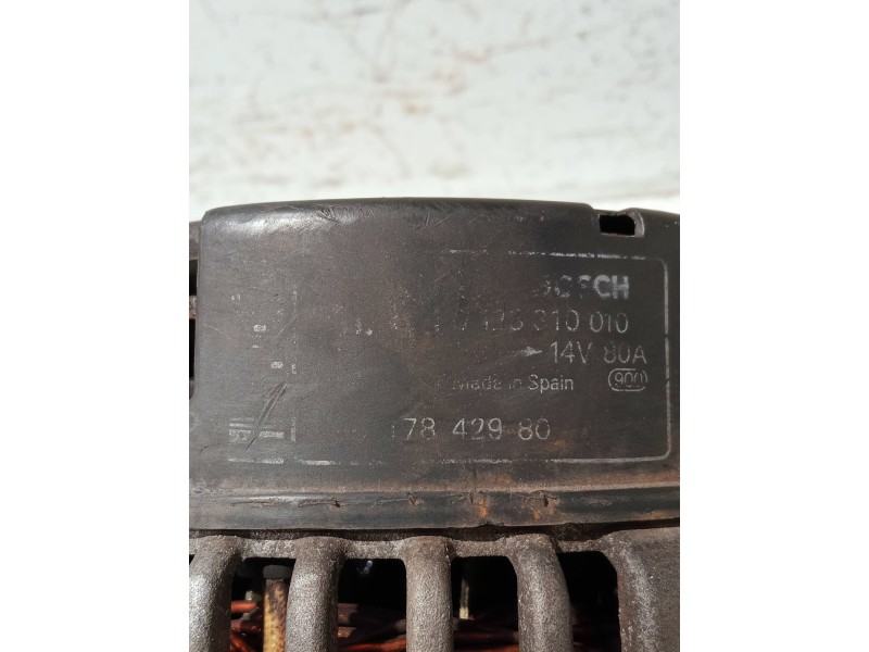 Recambio de alternador para citroen zx 1.9 d referencia OEM IAM 0123310010  