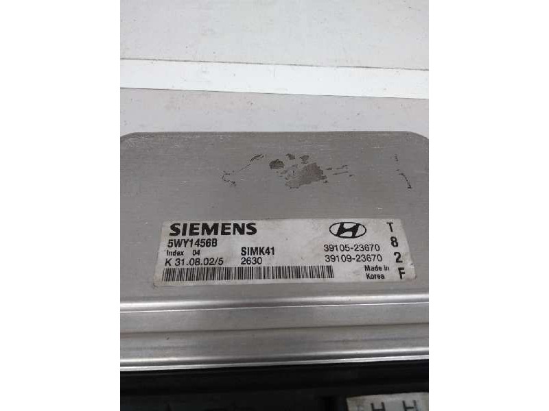 Recambio de centralita motor uce para hyundai matrix (fc) 1.8 gls full referencia OEM IAM 5WY1456B 3910523670 T82F 3910923670 SI