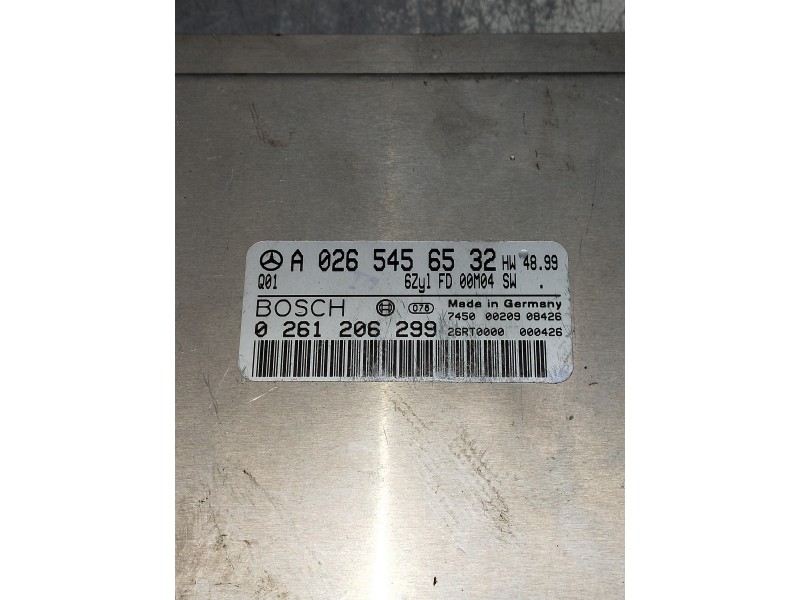 Recambio de centralita motor uce para mercedes clase e (w210) berlina referencia OEM IAM A0265456532 0261206299 