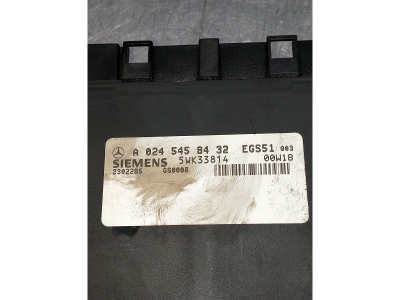 Recambio de centralita cambio automatico para mercedes clase e (w210) berlina referencia OEM IAM A0245458432 5WK33814 