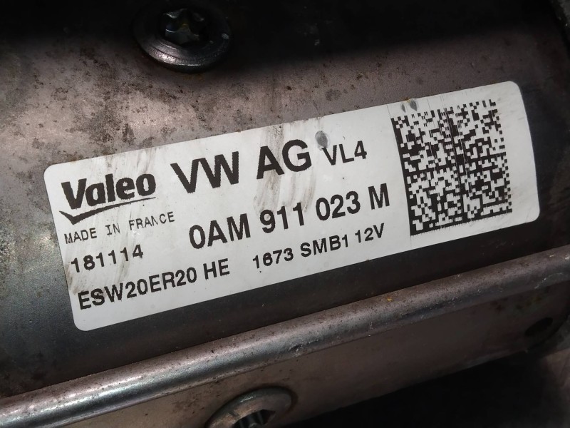 Recambio de motor arranque para volkswagen golf vii lim. advance bluemotion referencia OEM IAM 0AM911023M  