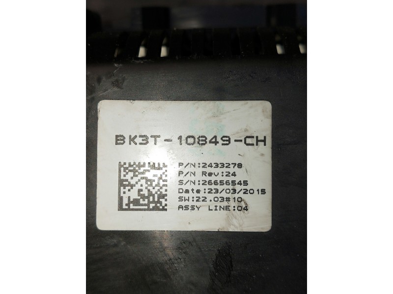Recambio de cuadro instrumentos para ford transit custom kombi referencia OEM IAM BT3T10849CH 2433278 