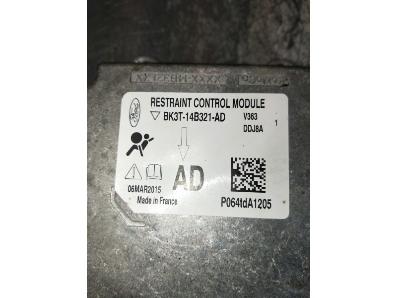 Recambio de kit airbag para ford transit custom kombi referencia OEM IAM BK3T14B321AD  