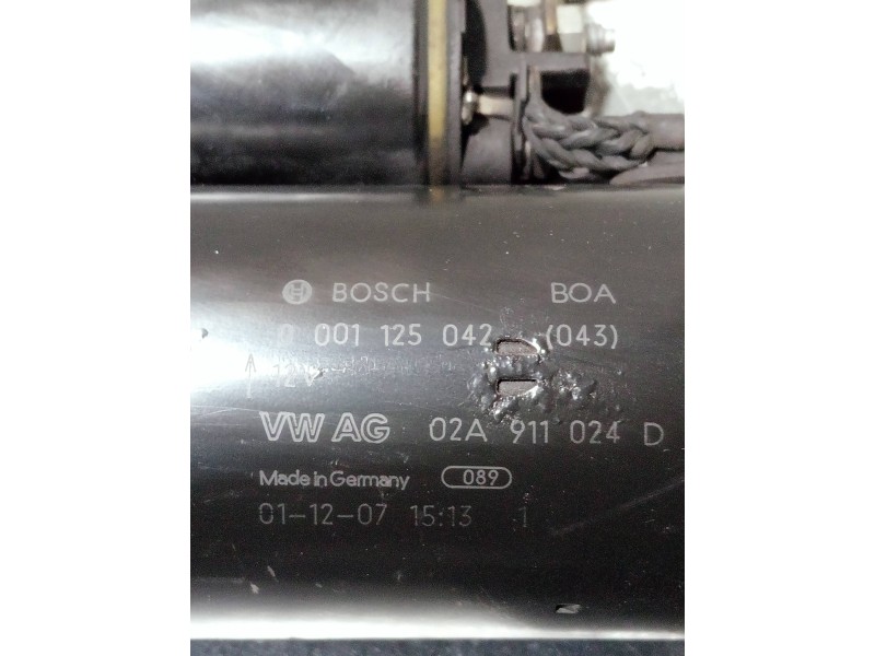 Recambio de motor arranque para volkswagen golf iv berlina (1j1) referencia OEM IAM 02A911024D 0001125042 