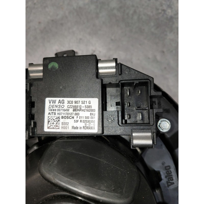 Recambio de motor calefaccion para volkswagen caddy furgón/kombi maxi kombi bmt referencia OEM IAM F011500081 3C907521G F998922Q