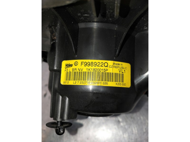 Recambio de motor calefaccion para volkswagen caddy furgón/kombi maxi kombi bmt referencia OEM IAM F011500081 3C907521G F998922Q