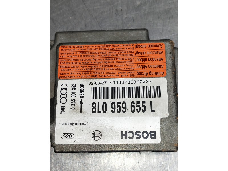 Recambio de kit airbag para audi a3 (8l) 1.9 tdi ambiente referencia OEM IAM 0285001352 8L0959655L 