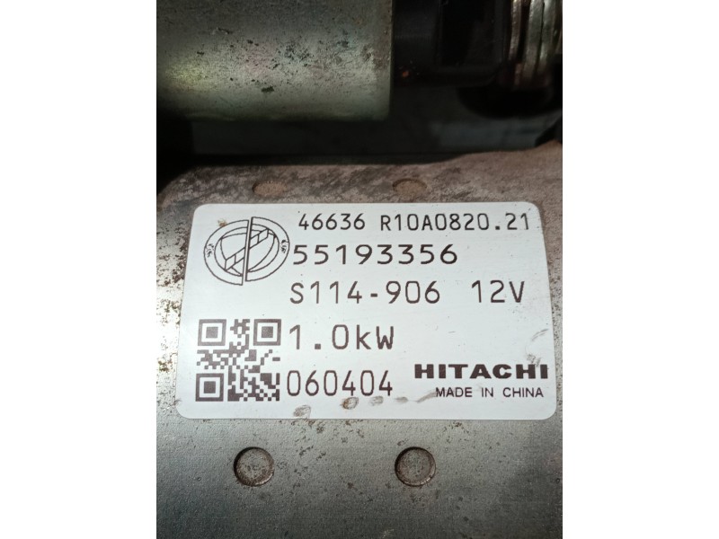 Recambio de motor arranque para fiat stilo (192) referencia OEM IAM 55193356 46636R10A0820 S114906