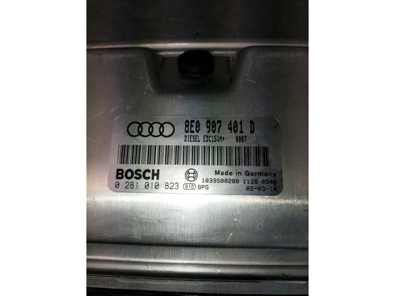 Recambio de centralita motor uce para audi a4 avant (8e) referencia OEM IAM 0281010823 8E0907401D BOSCH 