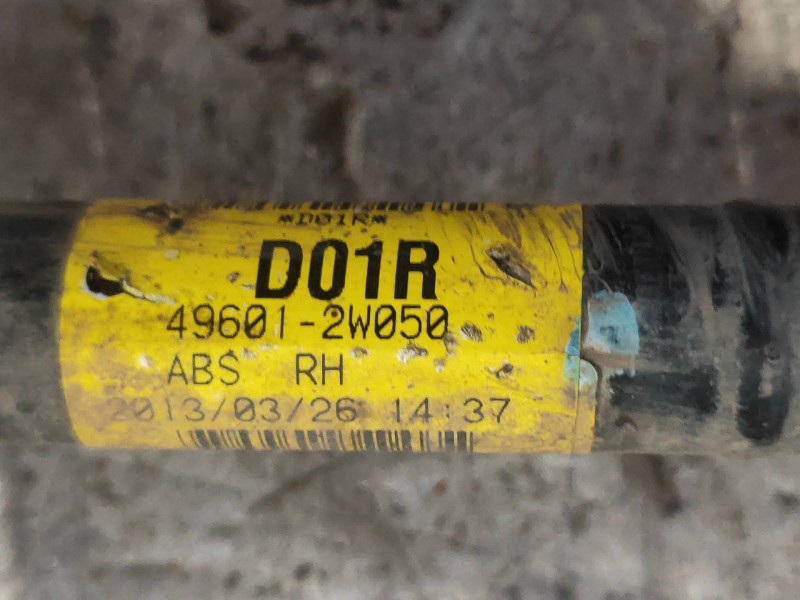 Recambio de transmision trasera derecha para hyundai santa fe (dm) tecno 4wd referencia OEM IAM 496012W050  496012W050