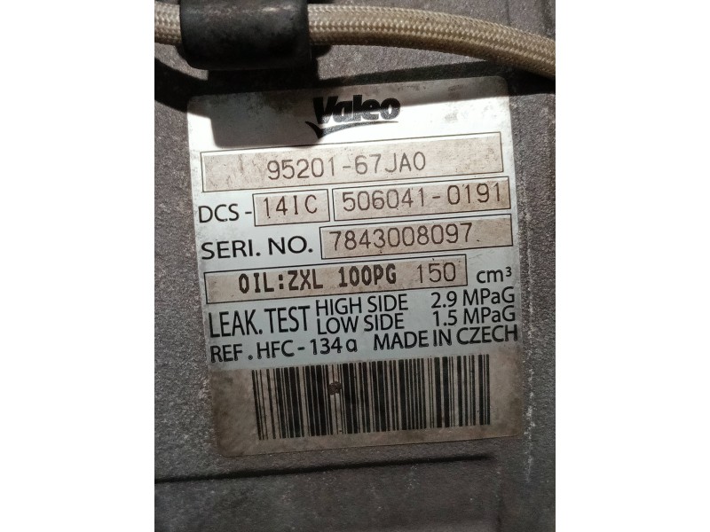 Recambio de compresor aire acondicionado para suzuki grand vitara jb (jt) referencia OEM IAM 9520167JA0 141C5060410191 
