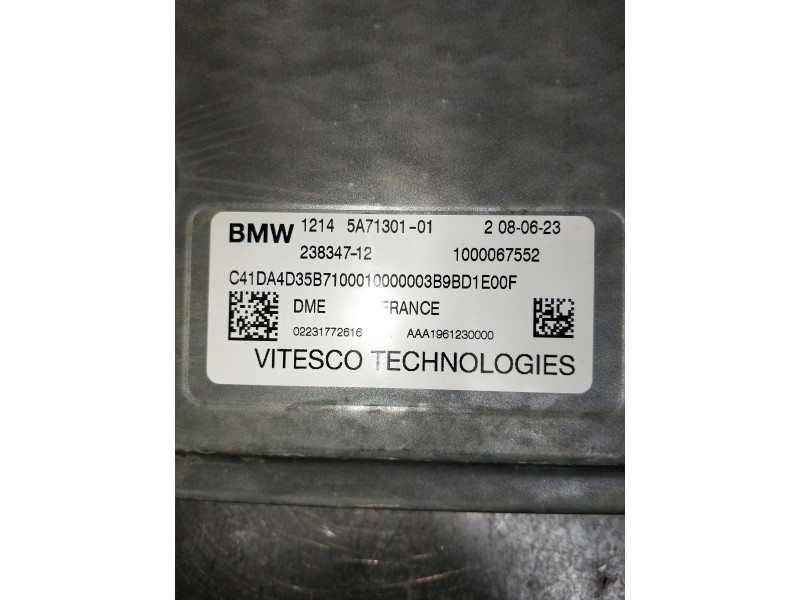 Recambio de centralita motor uce para bmw serie x1 (f48) referencia OEM IAM 12145A71301 1000067552. AAA1961230000 23834712