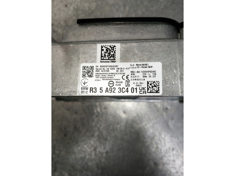 Recambio de mando multifuncion para bmw serie x1 (f48) referencia OEM IAM 5A923C401 B26829P16600387 4070768