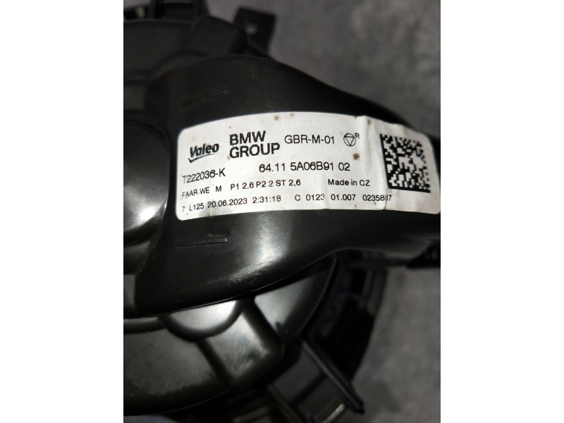 Recambio de motor calefaccion para bmw serie x1 (f48) referencia OEM IAM 64115A06B9102 T222048 T2220360235887