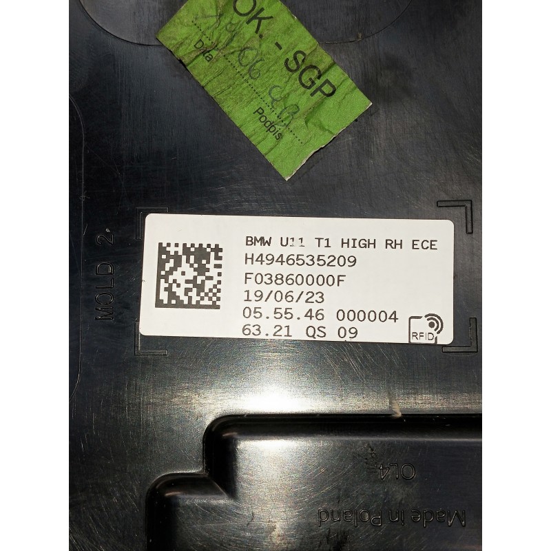 Recambio de piloto trasero derecho para bmw serie x1 (f48) referencia OEM IAM H4946535209 F03860000F 