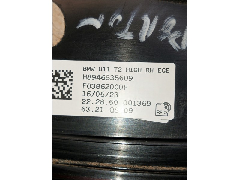 Recambio de piloto trasero derecho interior para bmw serie x1 (f48) referencia OEM IAM H9846535609 F03862000F 